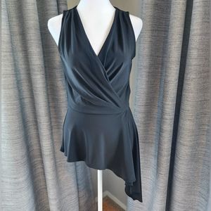 *NWOT asymmetrical ruched tank top
